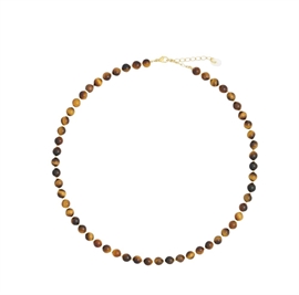 Soï Copenhagen Tiger Eye Krystal Halskæde hos parfumerihamoghende.dk 